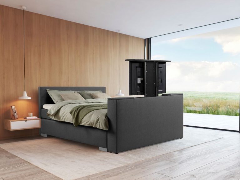 Beddenleeuw TV-Lift in Voetbord - 140x83 - Antraciet
