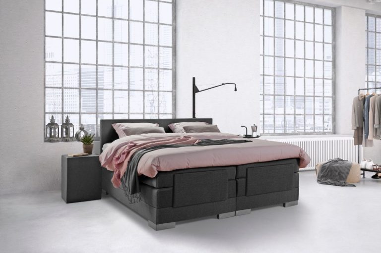 Beddenleeuw Hocker Antraciet